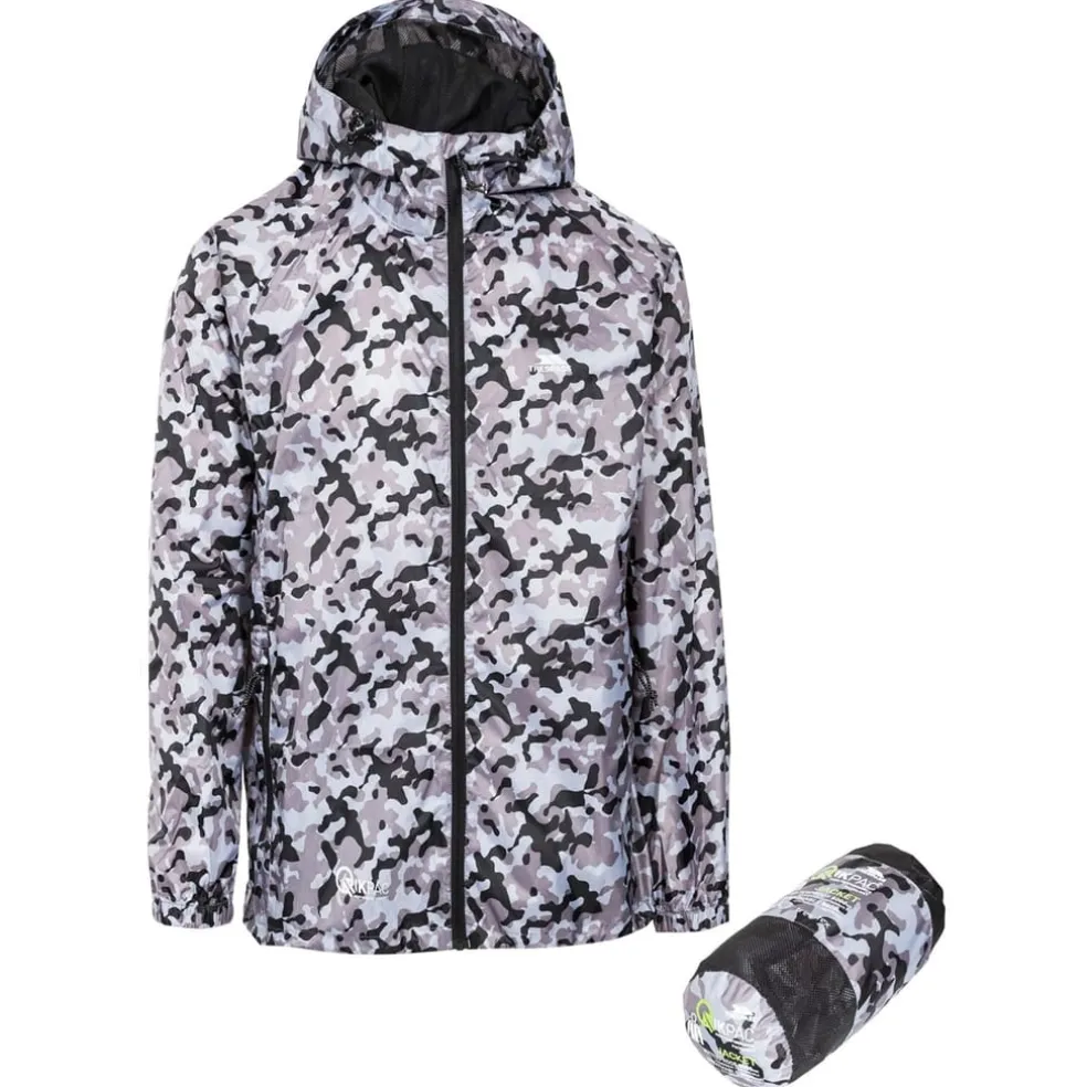 Trespass Qikpac Jacket in Grey
