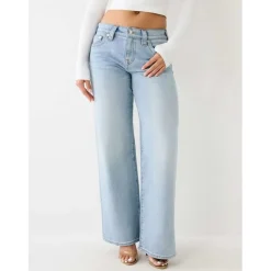 True Religion Bobi Wide Leg Jean in Blue
