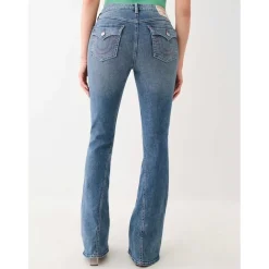 True Religion Joey Flare Regular Fit Jeans in Blue
