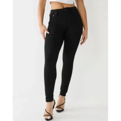 True Religion Ponte Skinny Jeans in Black