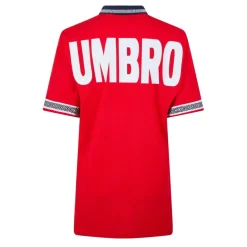 Umbro Regular Fit Short Sleeve Polo Shirt in Red