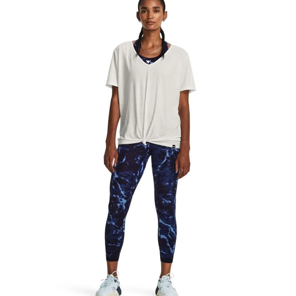 Under Armour Compression Fit Running Athletic Pants in Blue