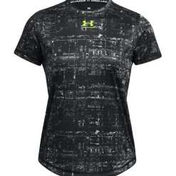 Under Armour Crew Neck Short Sleeve Athletic Top in Black