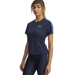 Under Armour Tech Wm Tape ss in Blue