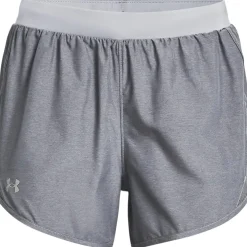 Under Armour Womens Fly By 2.0 3 Inch Shorts in Grey