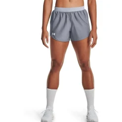 Under Armour Womens Fly By 2.0 3 Inch Shorts in Grey