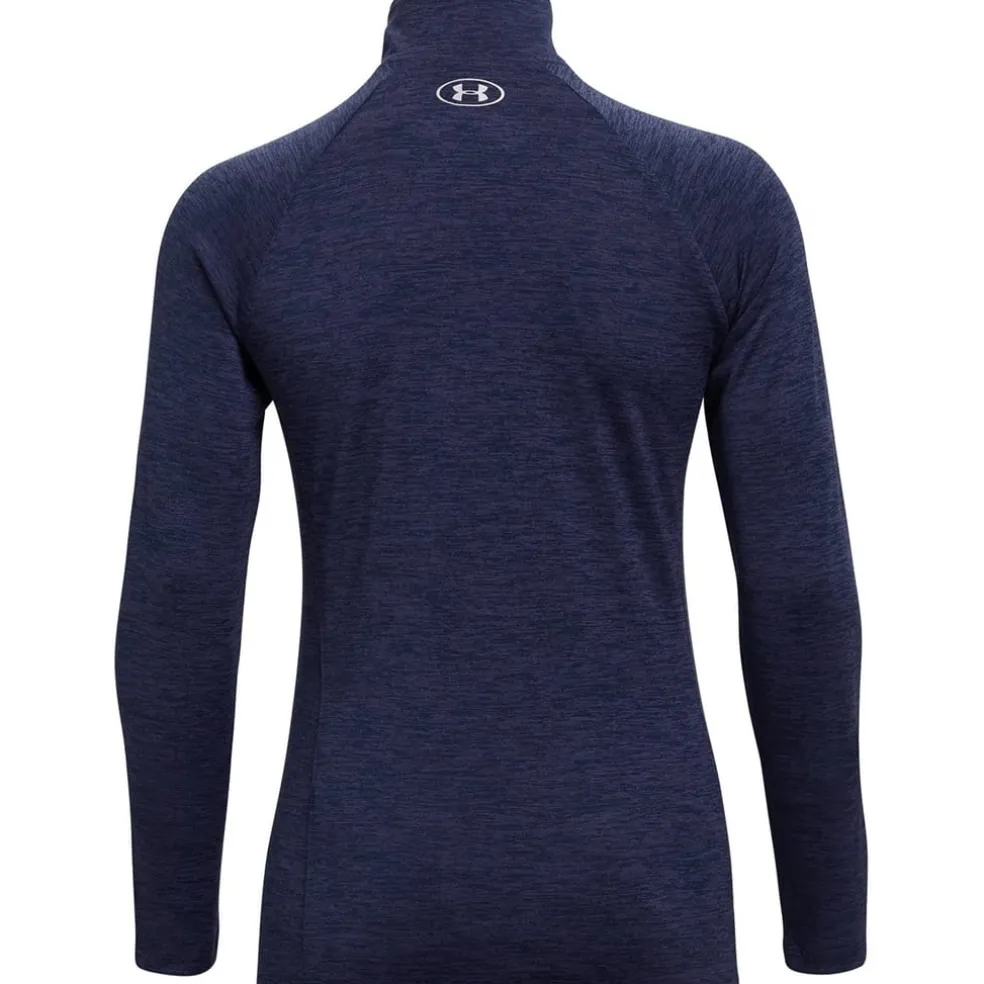 Under Armour Womens Tech Half Zip Top in Blue