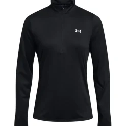 Under Armour Womens Tech Half Zip Top in Black