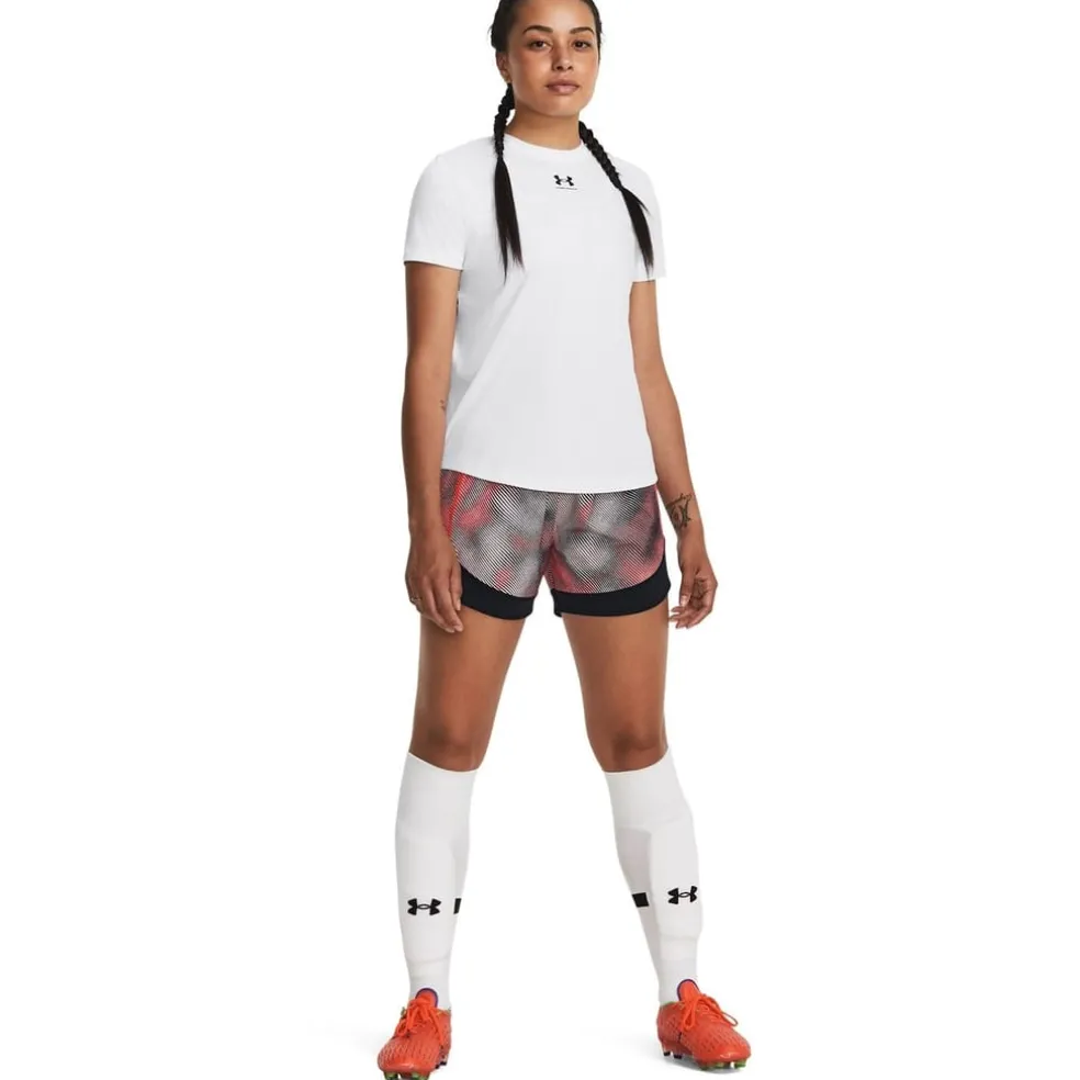 Under Armour Ws Ch. Pro Shorts Prnt in Red