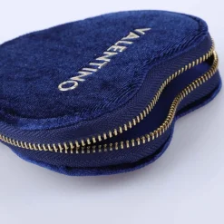 Valentino Mistletoe Coin Purse in Blue