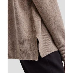 Vero Moda Doffy Cowl Neck Relaxed Fit Sweater in Beige