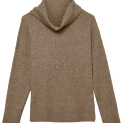 Vero Moda Doffy Cowl Neck Relaxed Fit Sweater in Beige