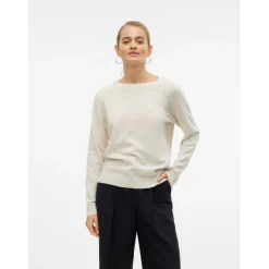 Vero Moda Doffy O Neck in Cream