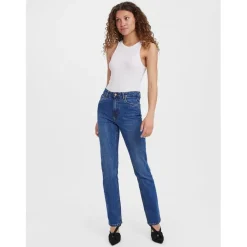 Vero Moda Drew Straight Fit Jeans in Blue