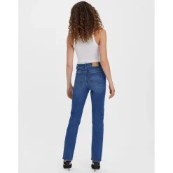 Vero Moda Drew Straight Fit Jeans in Blue