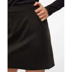 Vero Moda Fauxsuede Skirt in Black
