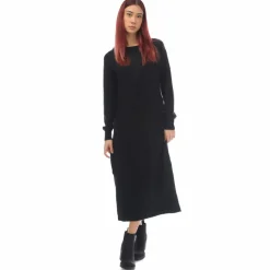 Vero Moda Lefile Midi Jumper Dress in Black