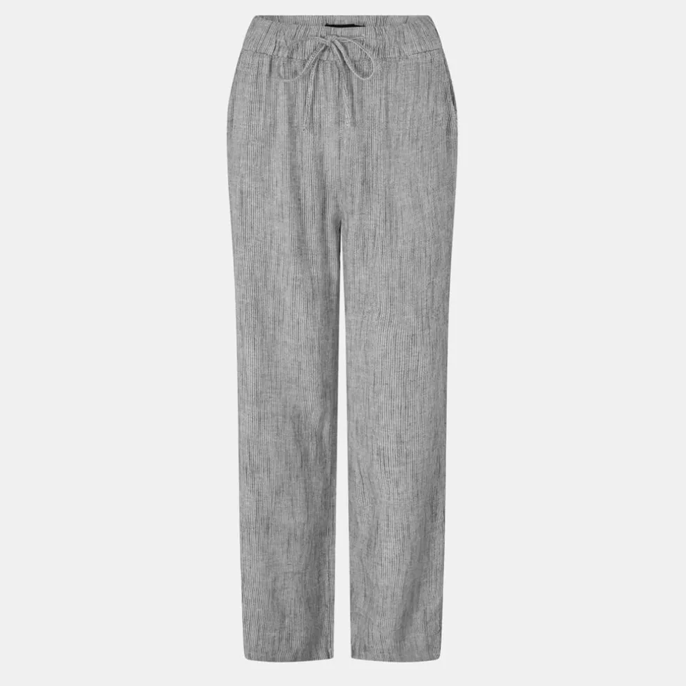 Vero Moda Line Linen Pant in White