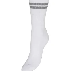 Vero Moda Mel Stripe Crew Socks in White