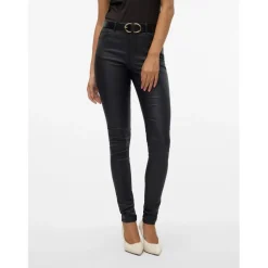 Vero Moda Svn Coated Pants in Black