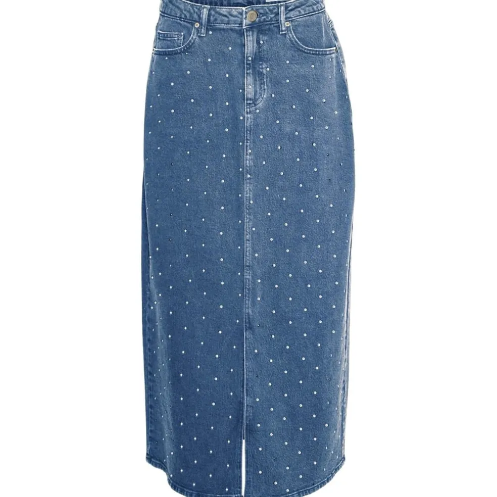 Vero Moda Tessa Dnm Skrt in Blue