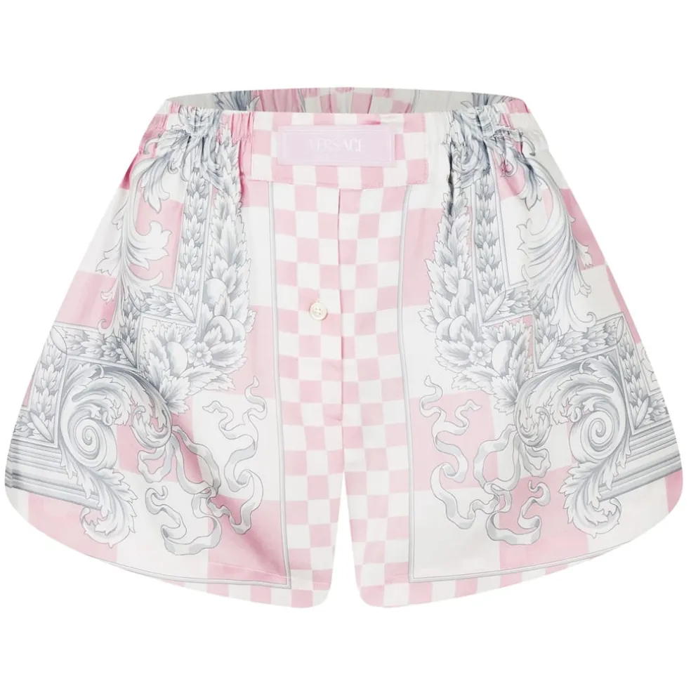 Versace Barque Casual Shorts in Pink