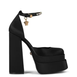 Versace Medusa Aevitas Platform Pumps in Black