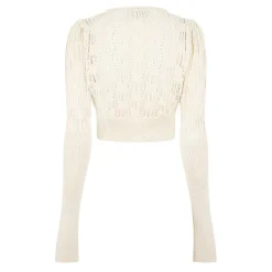 Vivienne Westwood Samantha Cropped Cardigan in Cream