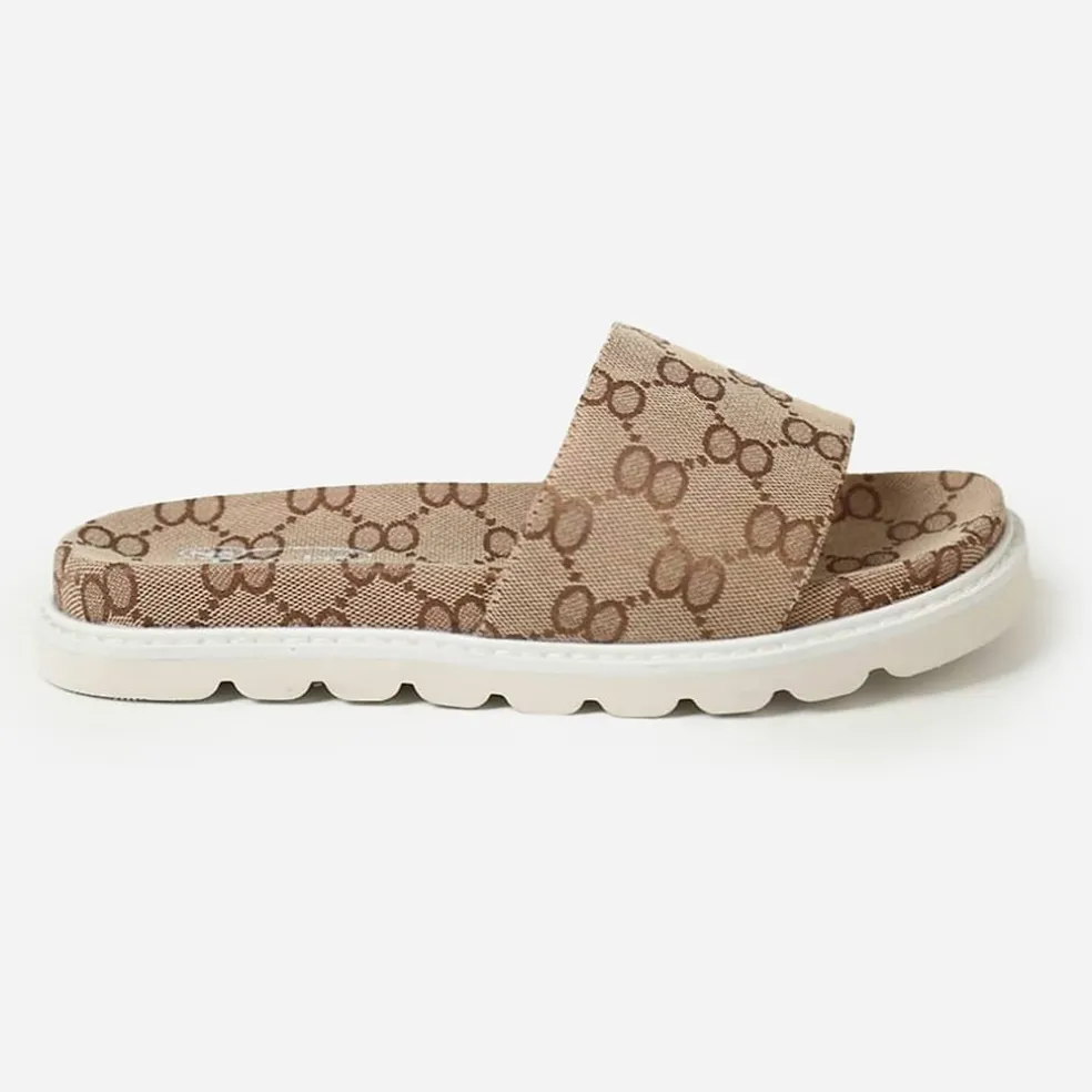Wheres That From Flat Sandal in Beige
