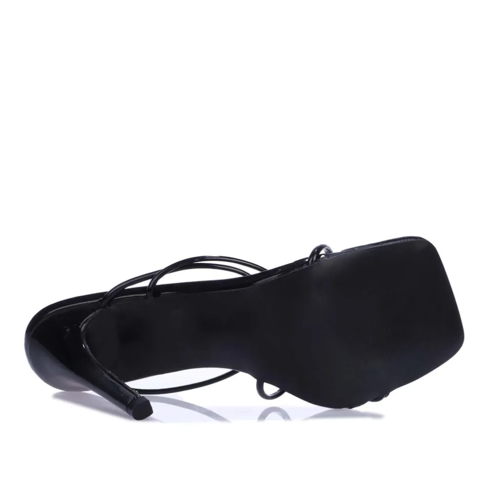 Wheres That From Lightweight Strappy Heels in Black