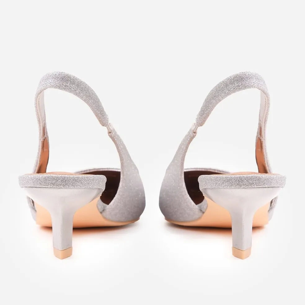 Wheres That From Lw Ktn Heels in Silver