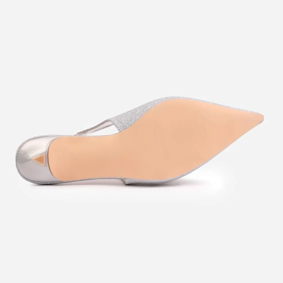 Wheres That From Lw Ktn Heels in Silver