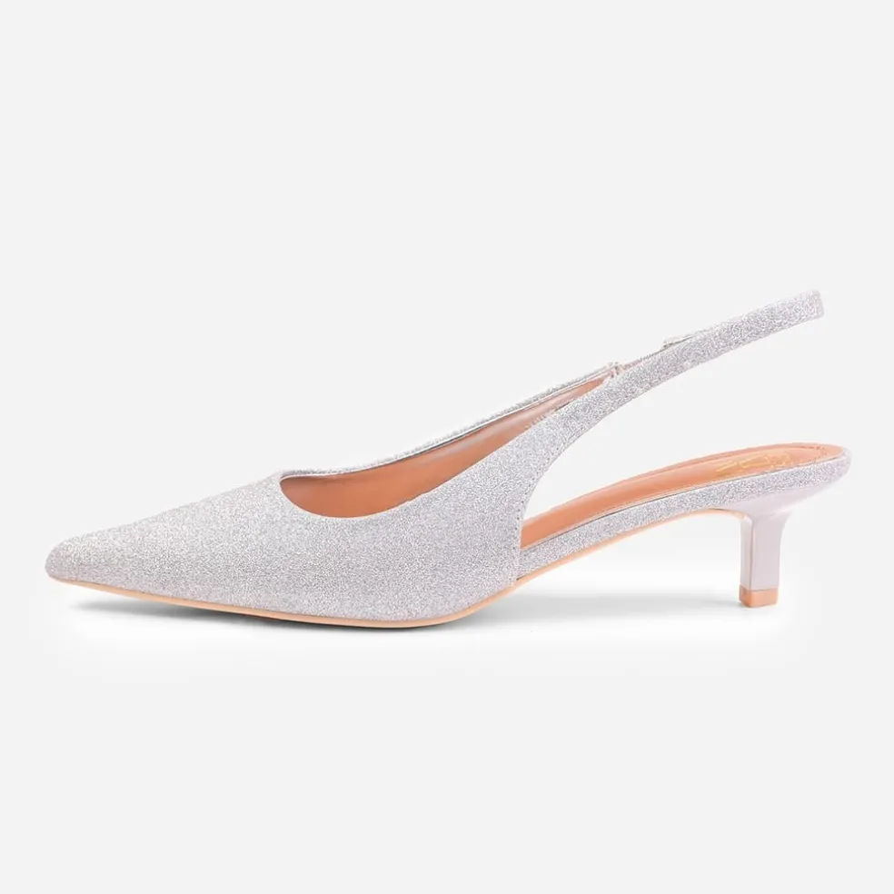 Wheres That From Lw Ktn Heels in Silver