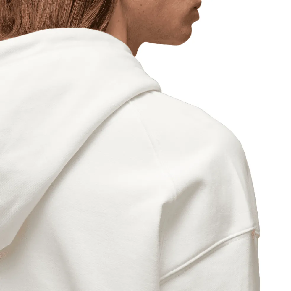 Y-3 Graphic French Terry Hoodie in Off White