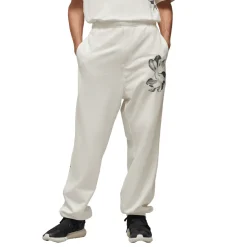 Y-3 Graphic French Terry Joggers in Off White