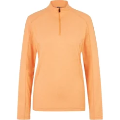 Ziener Womens Jenita Half Zip Fleece in Orange