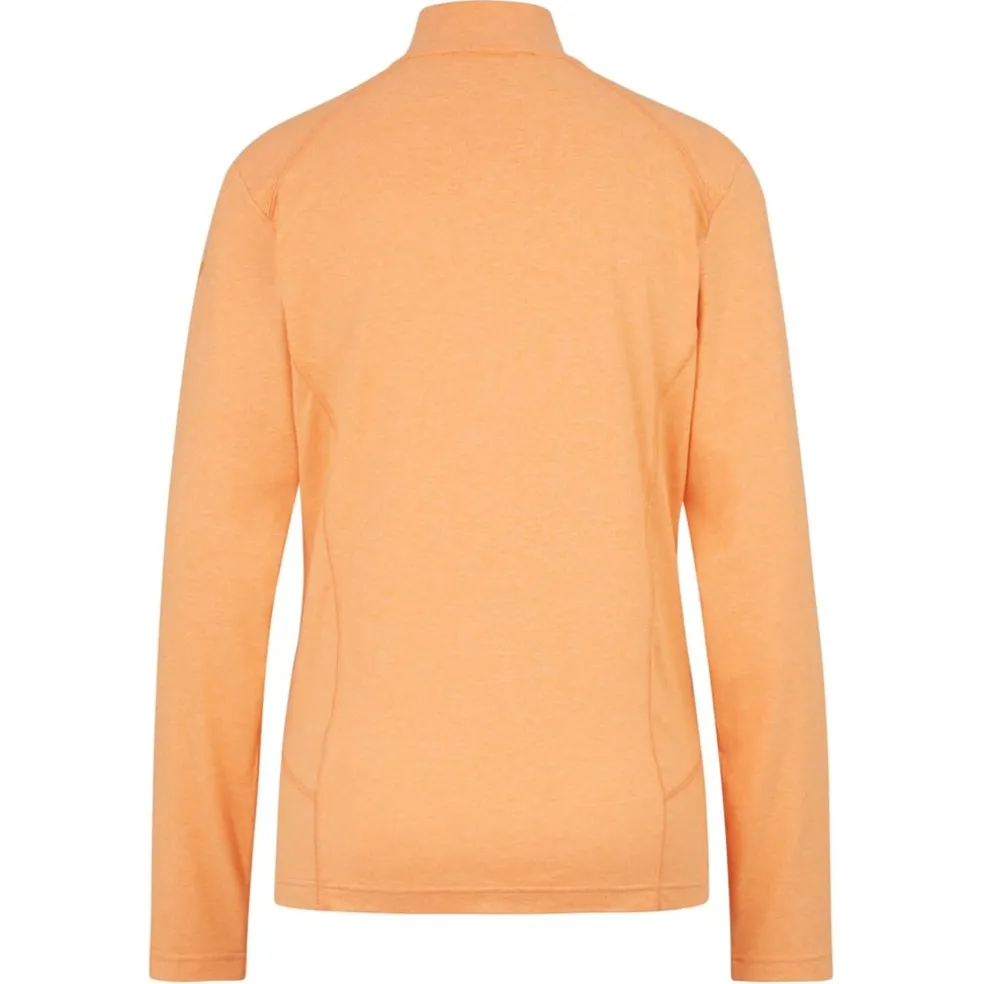 Ziener Womens Jenita Half Zip Fleece in Orange